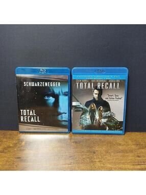 Total Recall Blu-ray Movie Lot, Schwarzenegger, Beckinsale, Biel, Farrell